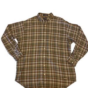 Daniel Cremieux Long Sleeve Button Down Plaid Shirt Size‎ L NWT